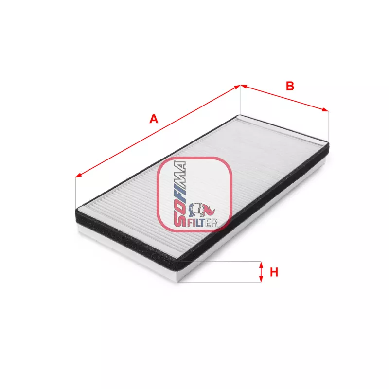 Filtre, air de l'habitacle SOFIMA S 3012 C