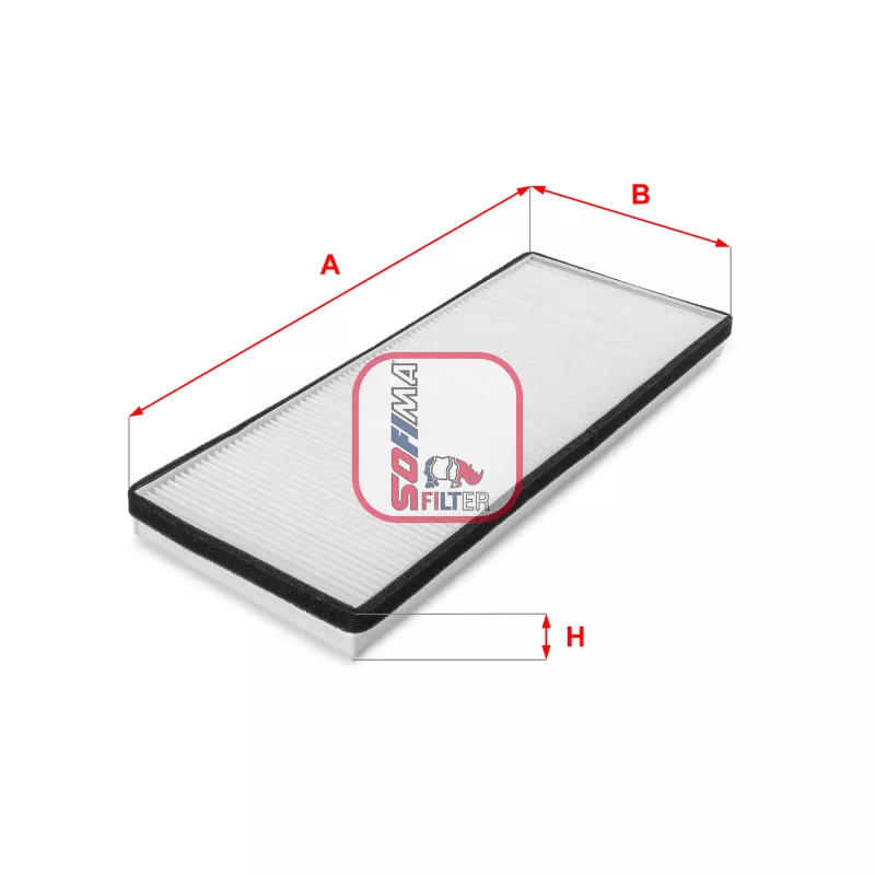 Filtre, air de l'habitacle SOFIMA S 3013 C