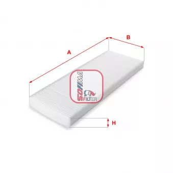 Filtre, air de l'habitacle SOFIMA S 3014 C