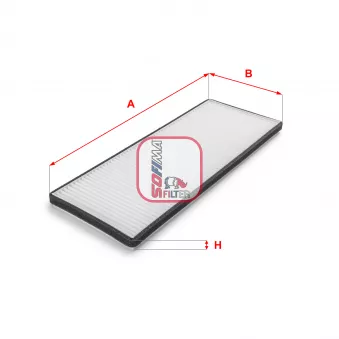 Filtre, air de l'habitacle SOFIMA S 3015 C