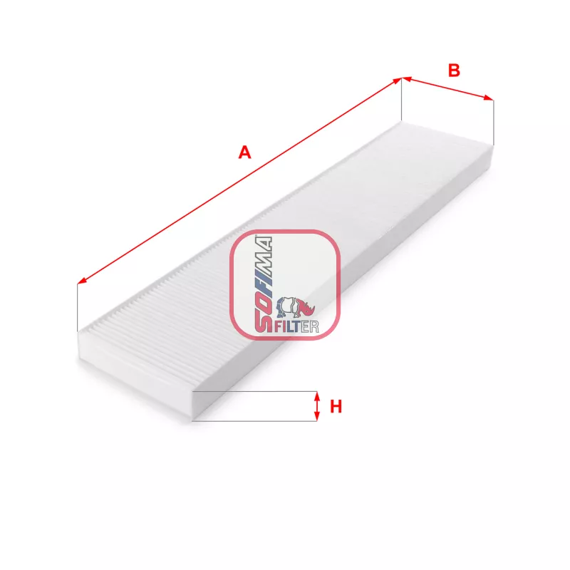 Filtre, air de l'habitacle SOFIMA S 3017 C