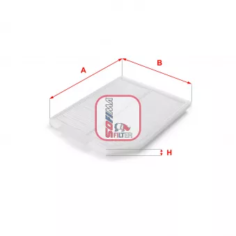 Filtre, air de l'habitacle SOFIMA S 3018 C