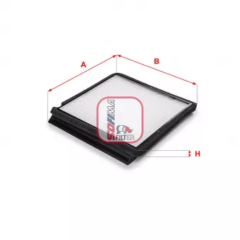 Filtre, air de l'habitacle SOFIMA S 3021 C