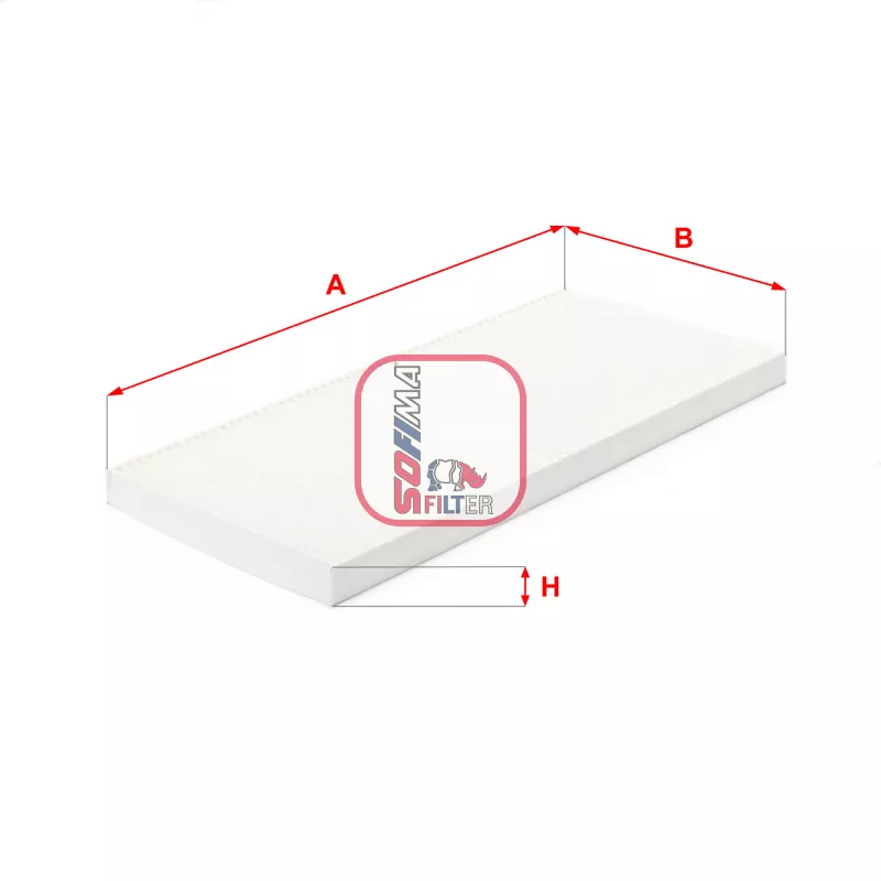 Filtre, air de l'habitacle SOFIMA S 3024 C