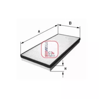 Filtre, air de l'habitacle SOFIMA S 3027 C