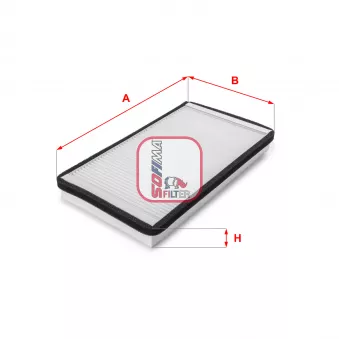 Filtre, air de l'habitacle SOFIMA S 3028 C