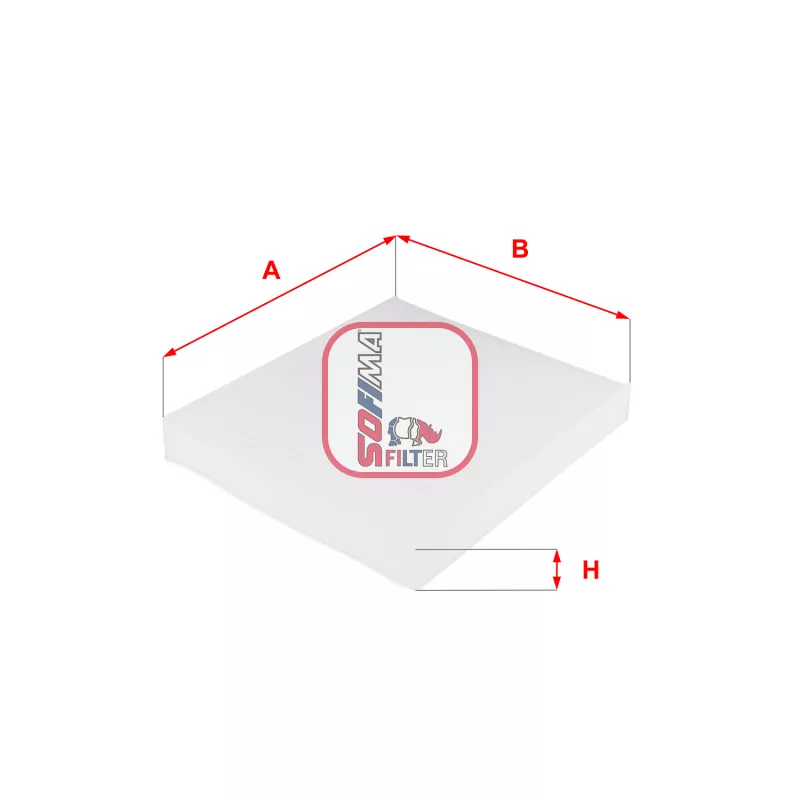 Filtre, air de l'habitacle SOFIMA S 3031 C