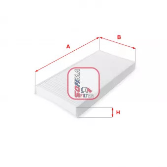 Filtre, air de l'habitacle SOFIMA S 3034 C