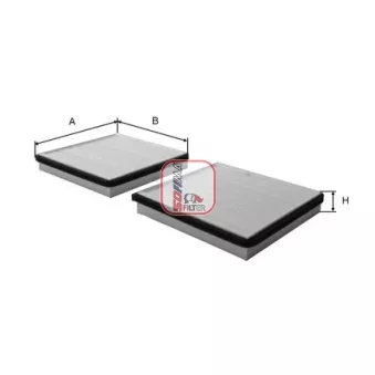 Filtre, air de l'habitacle SOFIMA S 3037 C
