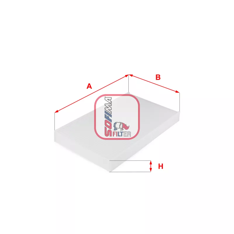 Filtre, air de l'habitacle SOFIMA S 3038 C