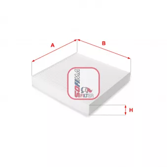 Filtre, air de l'habitacle SOFIMA S 3039 C