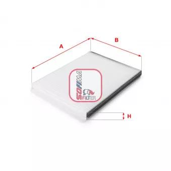 Filtre, air de l'habitacle SOFIMA S 3041 C