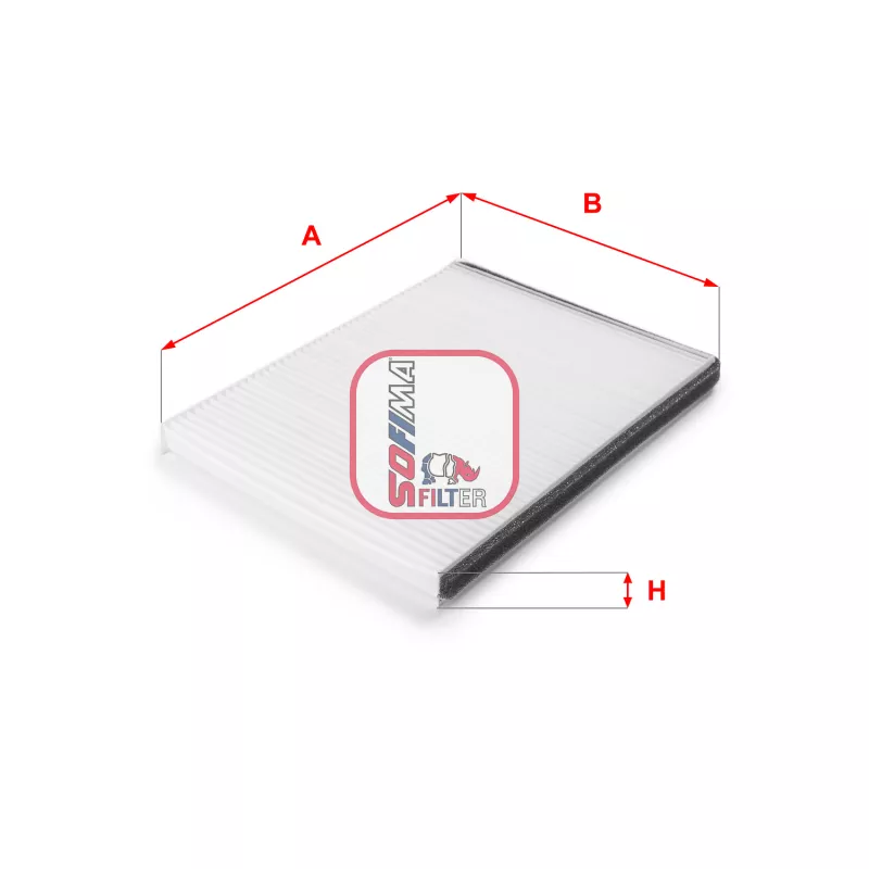 Filtre, air de l'habitacle SOFIMA S 3041 C