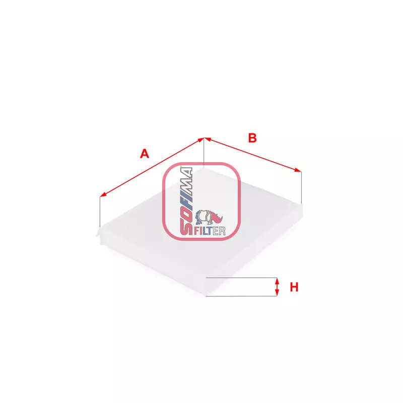 Filtre, air de l'habitacle SOFIMA S 3043 C