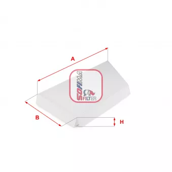 Filtre, air de l'habitacle SOFIMA S 3044 C