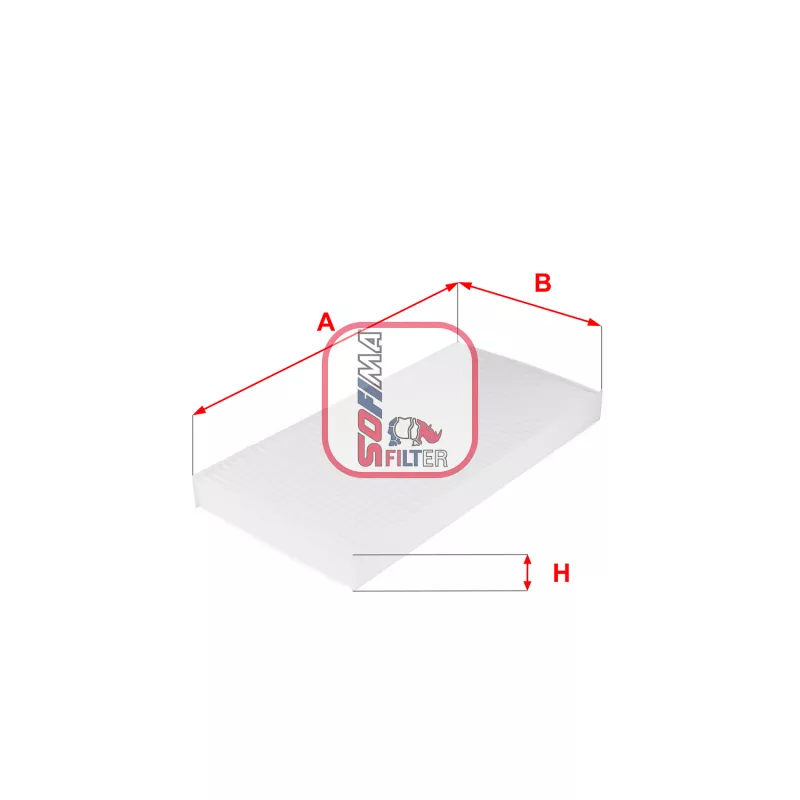 Filtre, air de l'habitacle SOFIMA S 3045 C