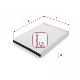 Filtre, air de l'habitacle SOFIMA S 3047 C