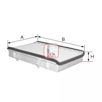 Filtre, air de l'habitacle SOFIMA
