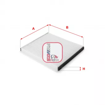 Filtre, air de l'habitacle SOFIMA S 3050 C