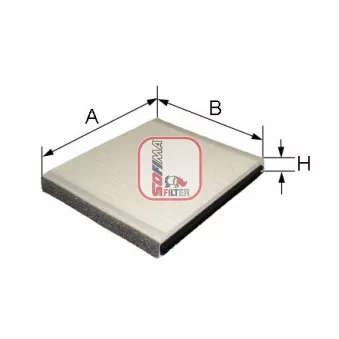 Filtre, air de l'habitacle SOFIMA S 3051 C