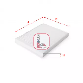 Filtre, air de l'habitacle SOFIMA S 3052 C