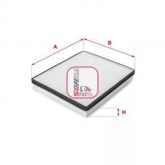 Filtre, air de l'habitacle SOFIMA S 3057 C