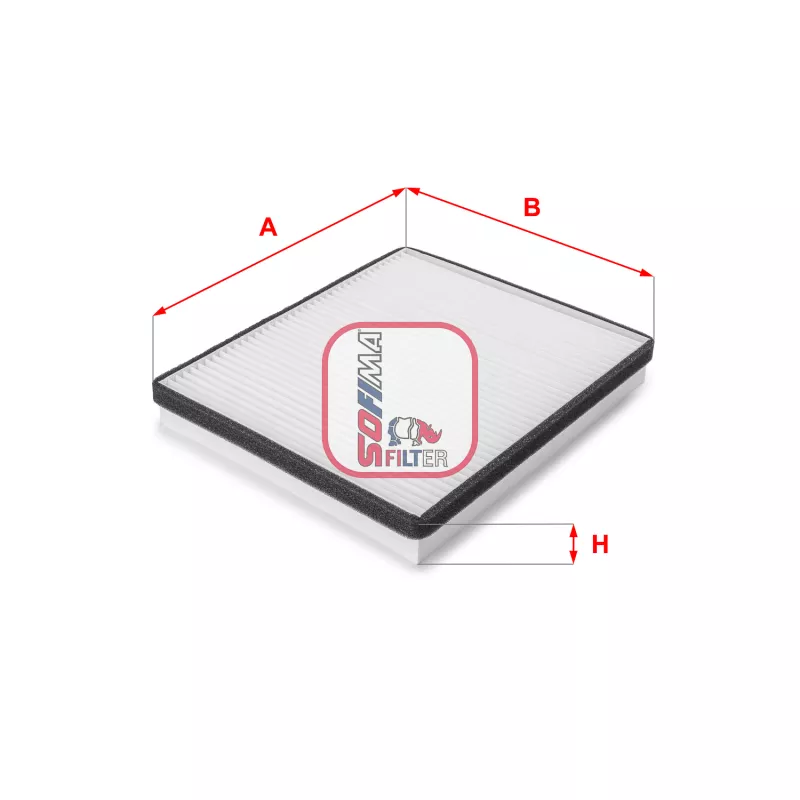 Filtre, air de l'habitacle SOFIMA S 3057 C
