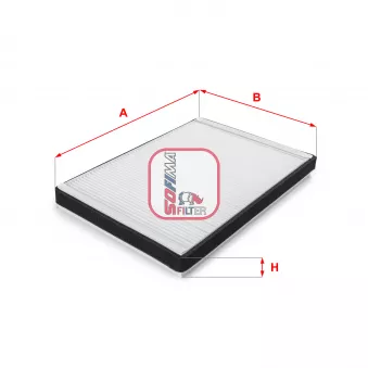 Filtre, air de l'habitacle SOFIMA S 3064 C