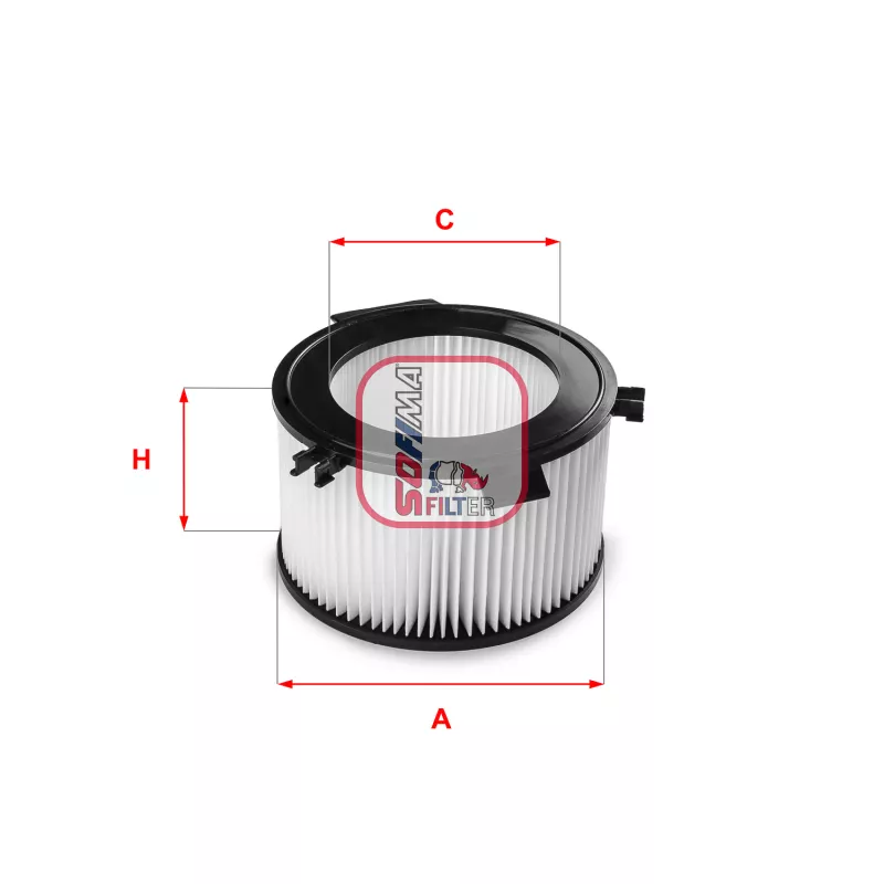 Filtre, air de l'habitacle SOFIMA S 3067 C