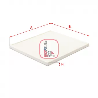 Filtre, air de l'habitacle SOFIMA S 3074 C