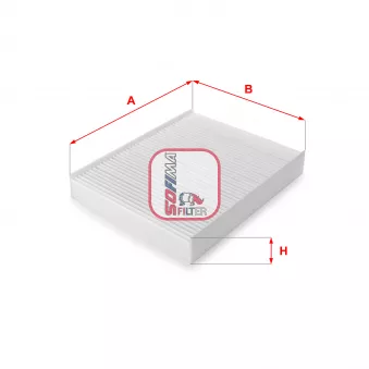 Filtre, air de l'habitacle SOFIMA S 3076 C