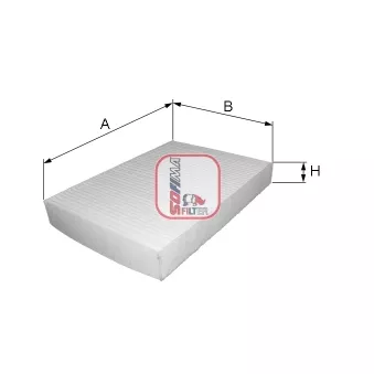 Filtre, air de l'habitacle SOFIMA S 3082 C
