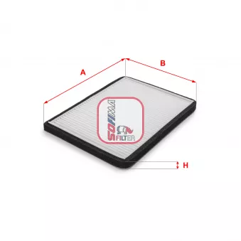Filtre, air de l'habitacle SOFIMA S 3083 C