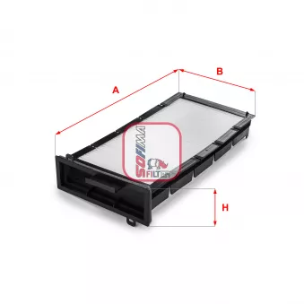 Filtre, air de l'habitacle SOFIMA S 3090 C
