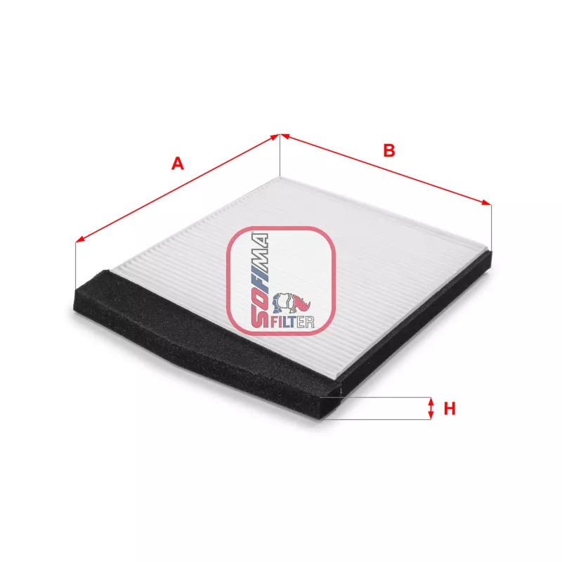 Filtre, air de l'habitacle SOFIMA S 3091 C