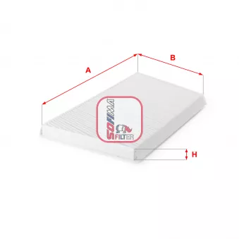 Filtre, air de l'habitacle SOFIMA S 3094 C