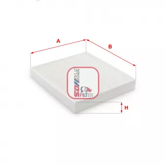 Filtre, air de l'habitacle SOFIMA S 3098 C