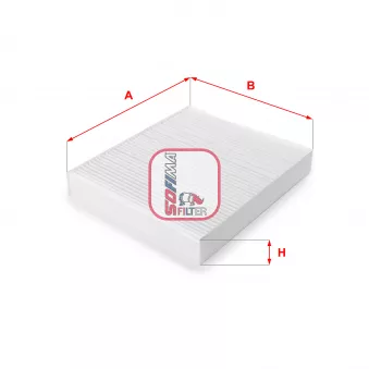 Filtre, air de l'habitacle SOFIMA S 3102 C