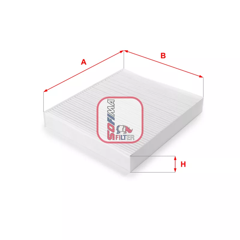 Filtre, air de l'habitacle SOFIMA S 3102 C