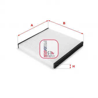 Filtre, air de l'habitacle SOFIMA S 3103 C