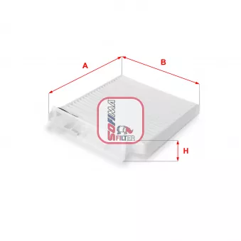 Filtre, air de l'habitacle SOFIMA S 3104 C