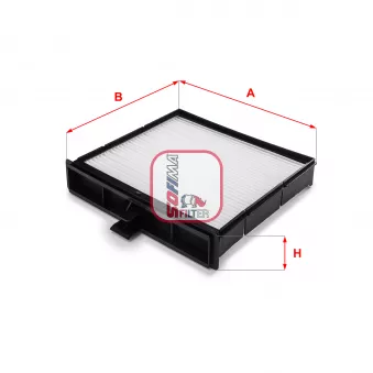 Filtre, air de l'habitacle SOFIMA S 3106 C