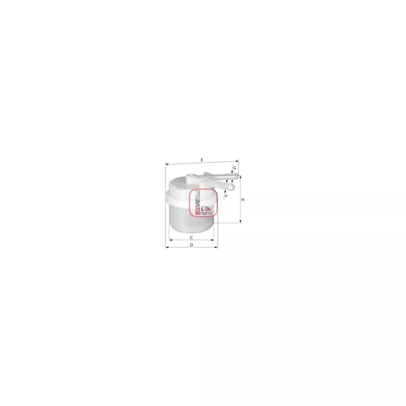 Filtre à carburant SOFIMA S 3107 B