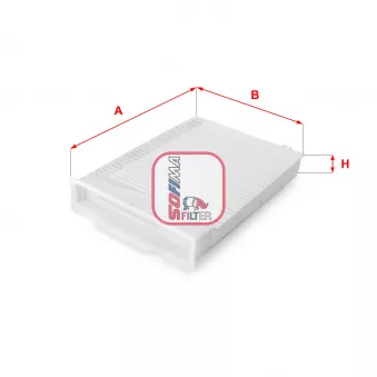 Filtre, air de l'habitacle SOFIMA S 3107 C