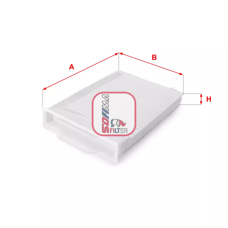 Filtre, air de l'habitacle SOFIMA S 3107 C
