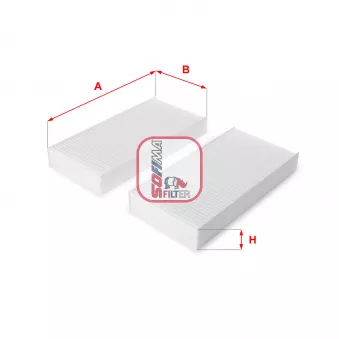Filtre, air de l'habitacle SOFIMA S 3108 C