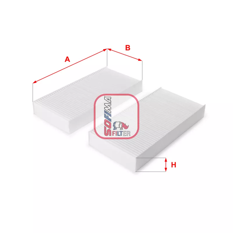 Filtre, air de l'habitacle SOFIMA S 3108 C