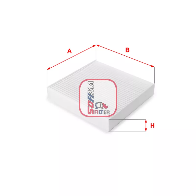 Filtre, air de l'habitacle SOFIMA S 3109 C