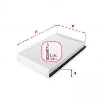 Filtre, air de l'habitacle SOFIMA S 3110 C