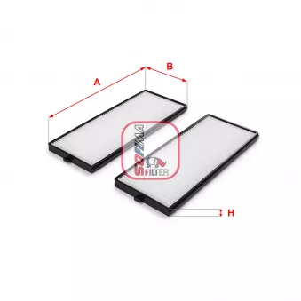 Filtre, air de l'habitacle SOFIMA S 3119 C